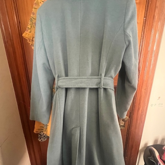 Anne Klein Blue Cashmere Blend Coat Sz 16 - Picture 2 of 7